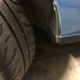 Illustration for article titled How does one affix a mudflap to a fender like this?